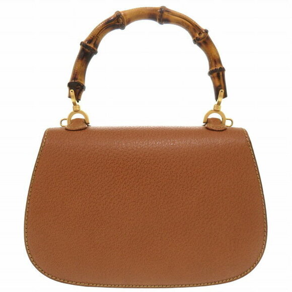 Gucci bamboo leather brown handbag - Picture 2 of 8